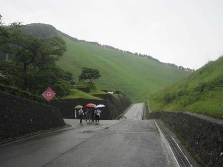 雨の曽爾高原の写真