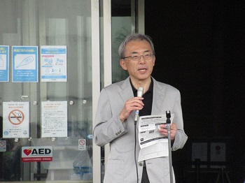 伊勢本街道ウォークの様子の写真
