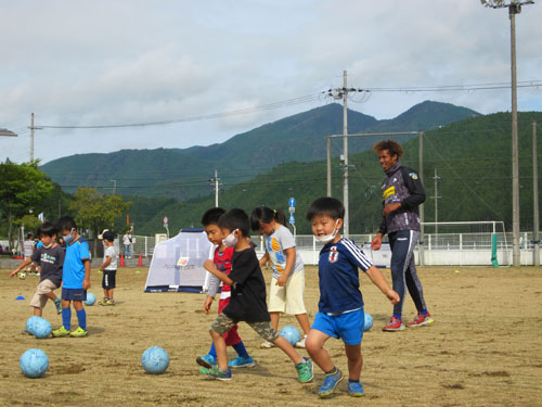 サッカー教室の様子⑤