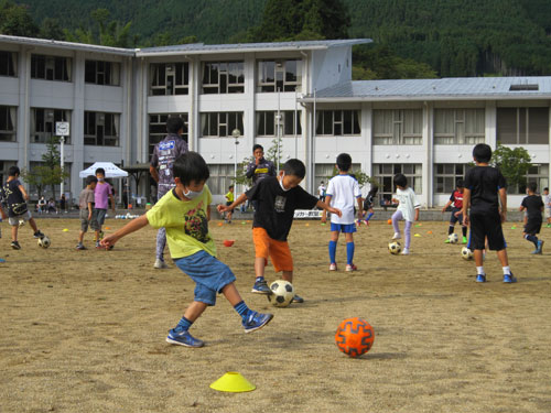 サッカー教室の様子⑥