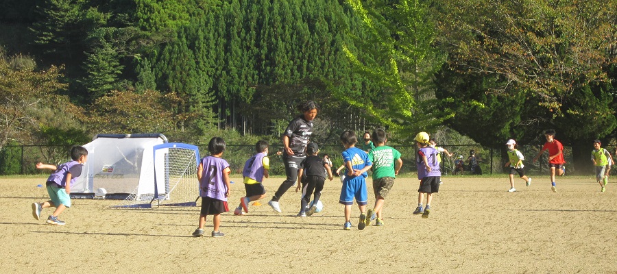 サッカー教室の様子⑥