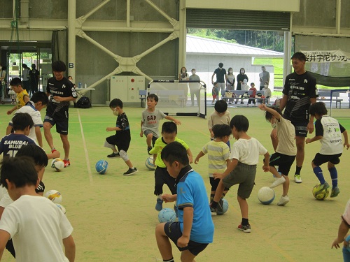 サッカー教室の様子⑥