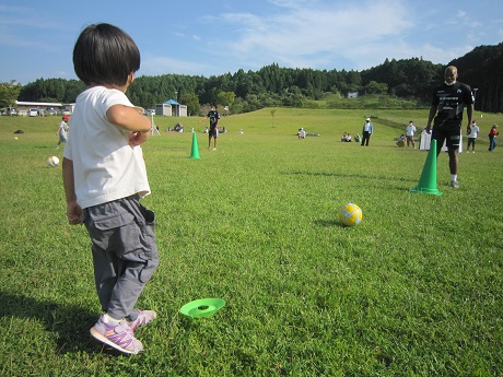 サッカー教室の様子⑤