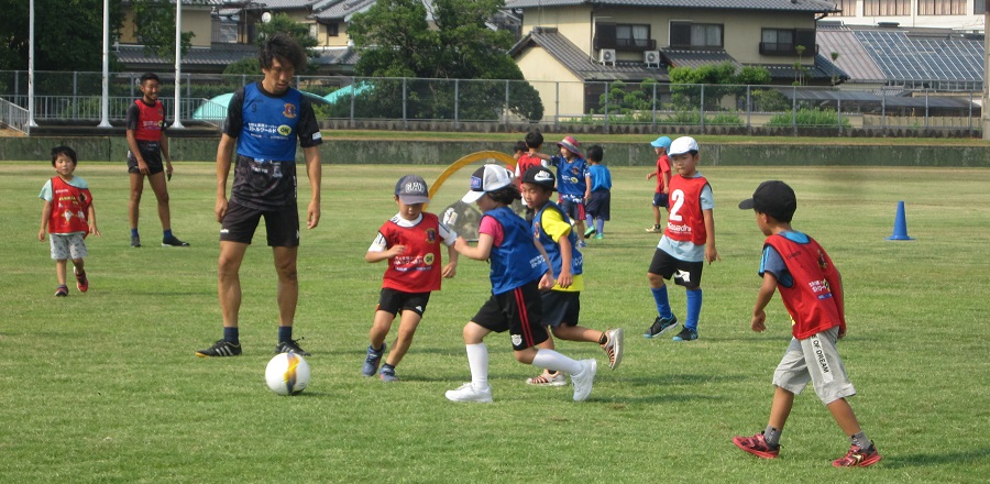 サッカー教室の様子の写真