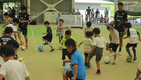 サッカー教室の写真