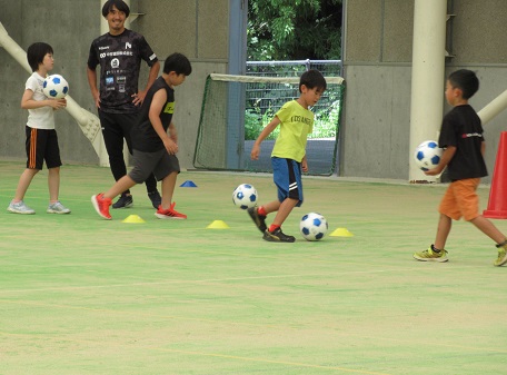 サッカー教室の様子の写真