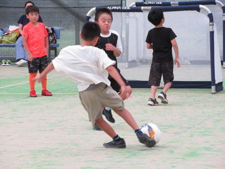 サッカー教室の様子の写真