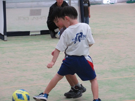 サッカー教室の様子の写真