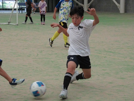 サッカー教室の様子の写真