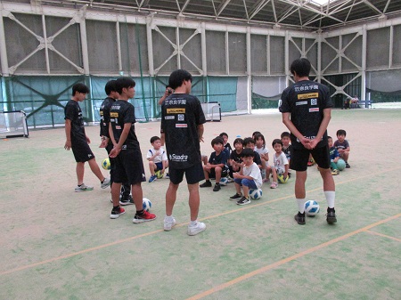 サッカー教室の様子の写真