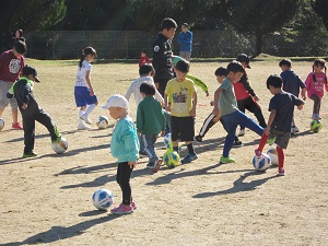 サッカー教室の写真