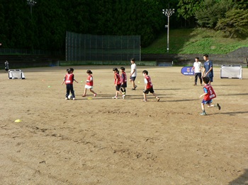 サッカー教室の様子の写真