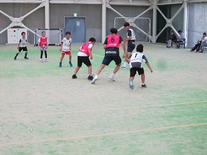 サッカー教室の様子の写真