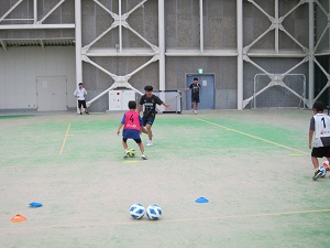サッカー教室の様子の写真