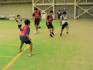 サッカー教室の様子の写真