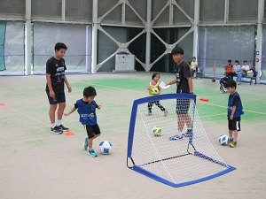 サッカー教室の様子の写真