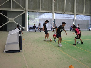 サッカー教室の様子の写真