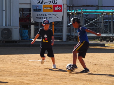 サッカー教室の様子の写真
