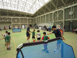 サッカー教室の様子の写真