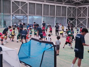 サッカー教室の様子の写真