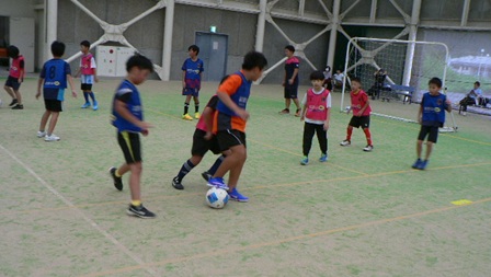 サッカー教室の様子の写真